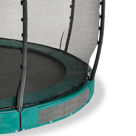 EXIT Allure Premium nedgrävd studsmatta ø427cm - grön