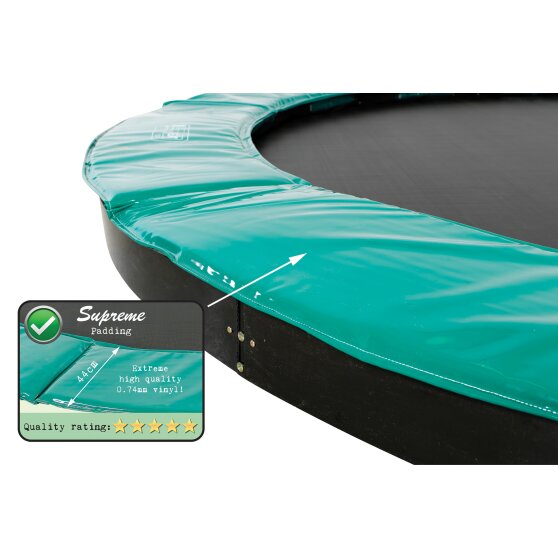 EXIT Supreme ground trampoline ø366cm - green