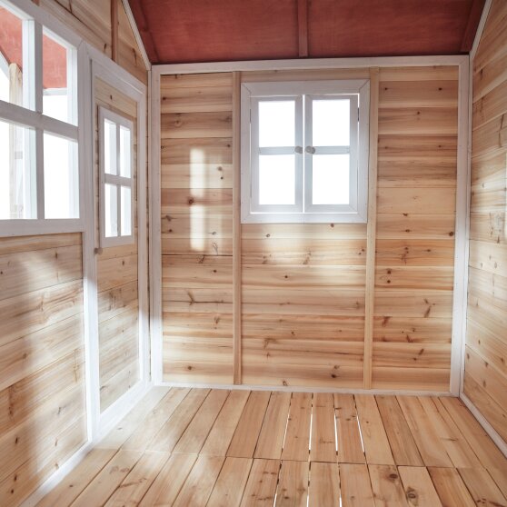 EXIT Loft 550 lekstuga av trä - naturfärg
