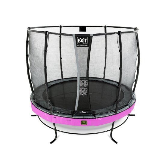 EXIT Elegant Premium trampoline ø253cm with Deluxe safetynet - purple