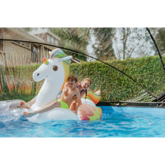 EXIT pooltak ECO ø427cm - även för Intex/Bestway - universell