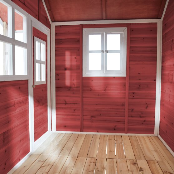 EXIT Loft 750 lekstuga av trä - röd