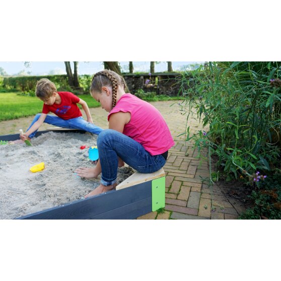 EXIT Aksent wooden sandpit hexagon 200x170cm