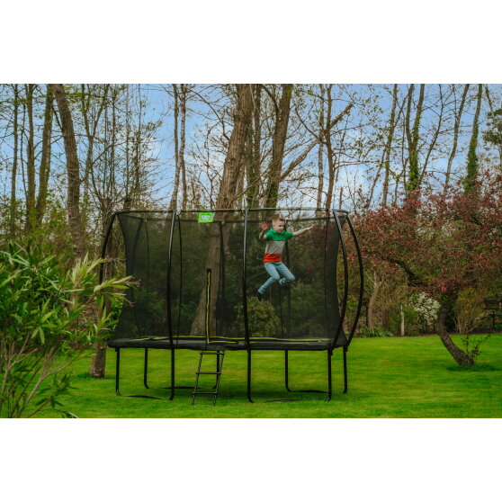 EXIT Silhouette studsmatta 244x366cm med stege - svart