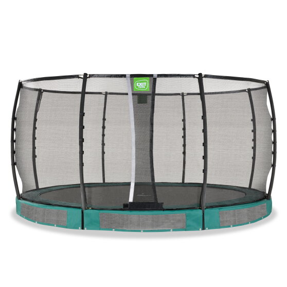 EXIT Allure Premium nedgrävd studsmatta ø427cm - grön