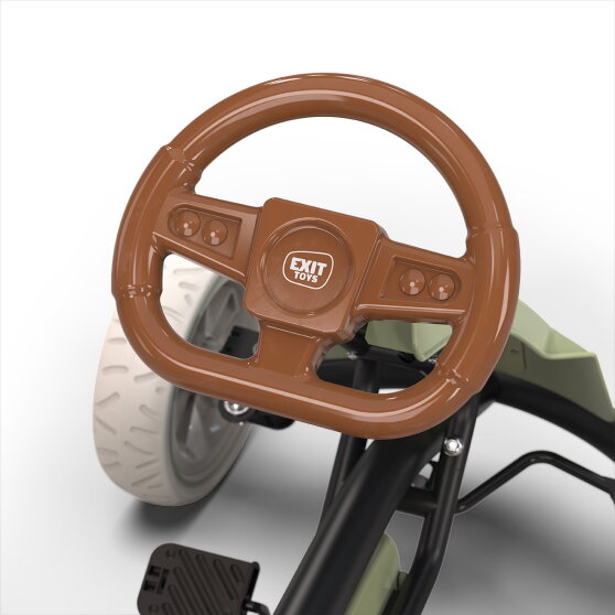 EXIT Foxy gokart för barn grön | pedalgokart från 2 år