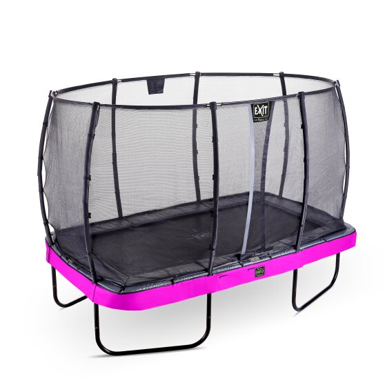 EXIT Elegant Premium trampoline 214x366cm with Deluxe safetynet - purple