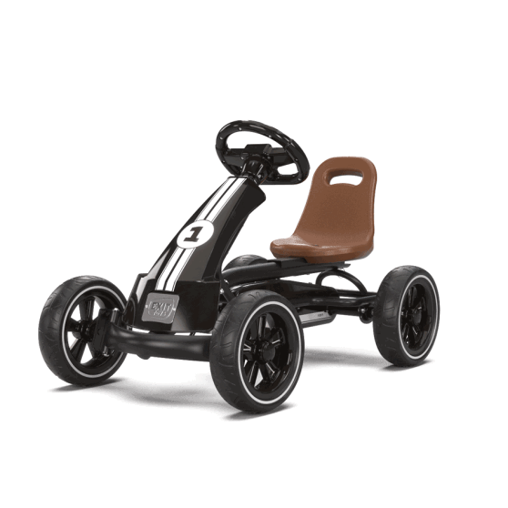 EXIT Foxy gokart f&ouml;r barn svart | pedalgokart fr&aring;n 2 &aring;r