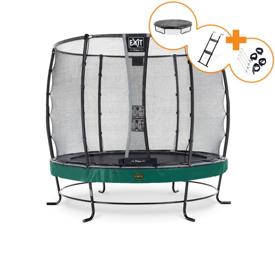 EXIT Elegant Premium studsmatta komplett set ø253cm - grön