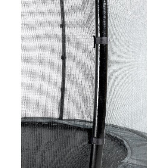 EXIT Elegant ground trampoline 244x427cm with Economy safety net - grey