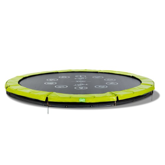 12.61.10.01-exit-twist-ground-trampoline-o305cm-green-grey