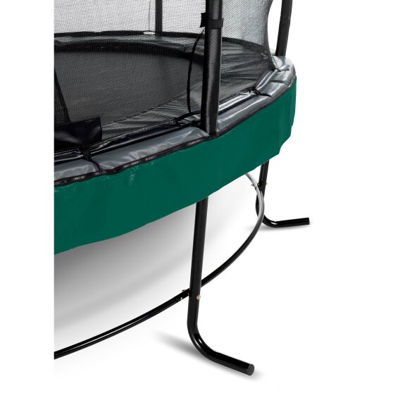 EXIT Elegant Premium trampoline ø366cm with Deluxe safetynet - green