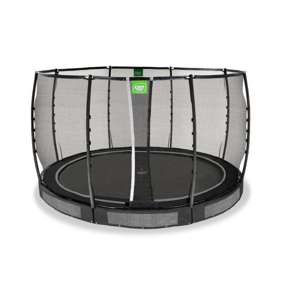EXIT Allure Premium nedgrävd studsmatta ø366cm - svart