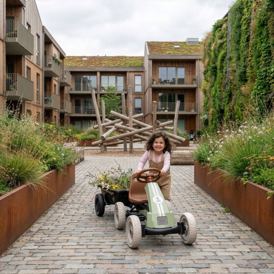 EXIT Foxy gokart-sl&auml;pvagn &ndash; svart