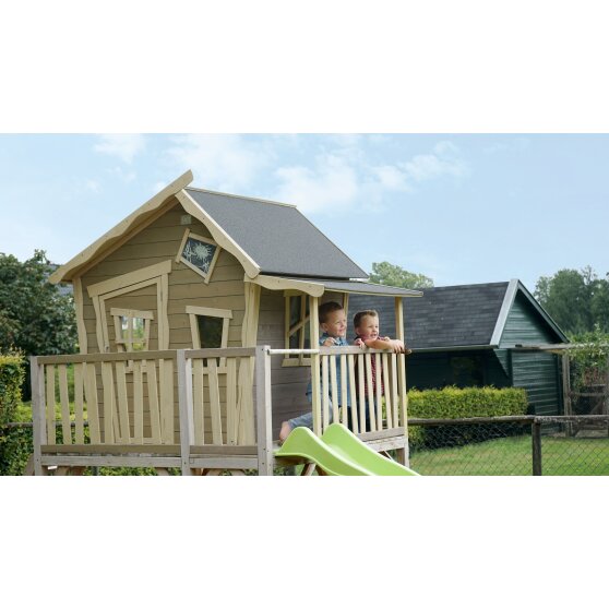 EXIT Crooky 550 wooden playhouse - grey-beige