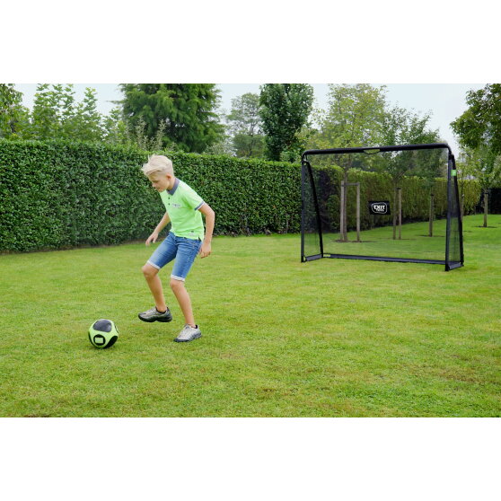 EXIT Coppa fotbollsmål av stål 220x170cm - svart