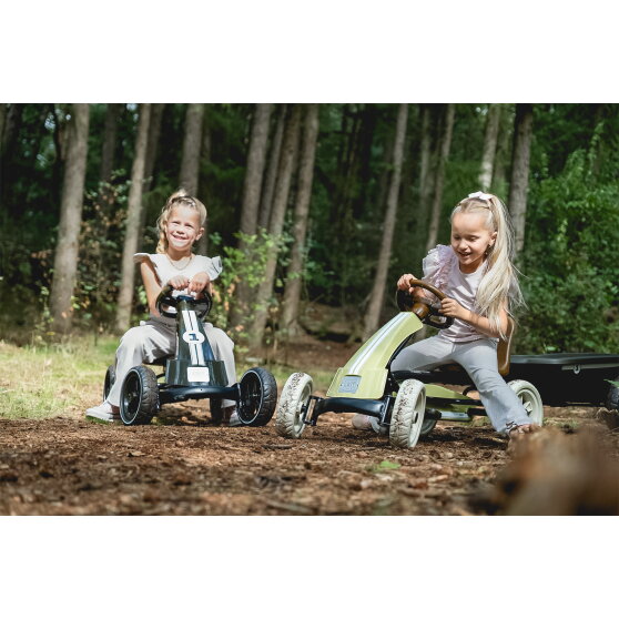 EXIT Foxy gokart f&ouml;r barn svart | pedalgokart fr&aring;n 2 &aring;r
