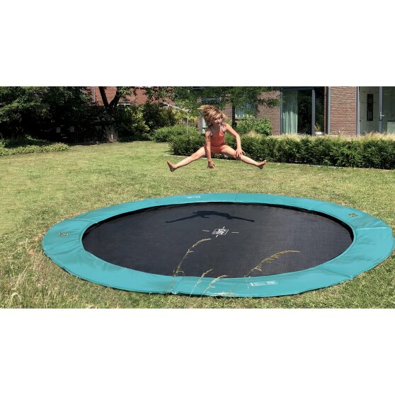 EXIT Supreme ground trampoline ø366cm - grey