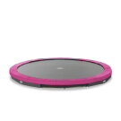 EXIT Silhouette nedgrävd sport-studsmatta ø366cm - rosa