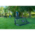 EXIT Panna hopfällbara fotbollsmål 150x60cm (set om 2) - svart