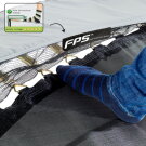 EXIT Elegant Premium nedgrävd sport-studsmatta ø427cm - svart