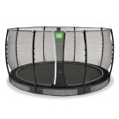 EXIT Allure Classic nedgrävd studsmatta ø427cm - svart