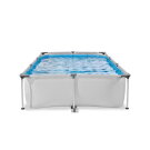 EXIT Soft Grey pool 300x200x65cm med filterpump - gr&aring;