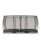 EXIT Allure Premium nedgrävd studsmatta 244x427cm - svart