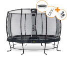 EXIT Elegant Premium studsmatta komplett set ø366cm - svart