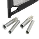 EXIT Maestro fotbollsmål av stål 180x120cm - svart