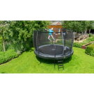 EXIT Elegant Premium studsmatta ø253cm med Deluxe skyddsnät - svart