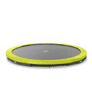 EXIT Silhouette nedgrävd sport-studsmatta ø427cm - grön