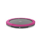 EXIT Silhouette nedgrävd sport-studsmatta ø244cm - rosa