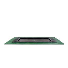 EXIT Dynamic marktrampolin 275x458cm med Freezone säkerhetsplattor - svart
