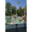 EXIT Black Leather pool 540x250x122cm med sandfilterpump - svart