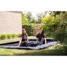 EXIT InTerra sport-marktrampolin 214x305cm - svart