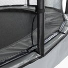 EXIT Elegant Premium ground trampoline 244x427cm with Deluxe safety net - grey