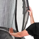 EXIT Allure Classic nedgrävd studsmatta 214x366cm - svart