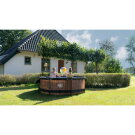 EXIT Black Wood pool ø244x76cm med filterpump - svart