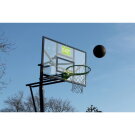 EXIT Galaxy basketball backboard for installing on ground - green/black