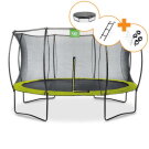 EXIT Silhouette studsmatta ø366 cm - grön + gratis tillbehörspaket