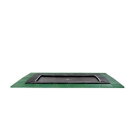 EXIT Dynamic marktrampolin 244x427cm med Freezone säkerhetsplattor - svart
