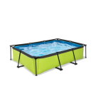 EXIT Lime pool 300x200x65cm med filterpump - grön