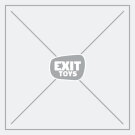 EXIT duk Black Leather pool 400x200x122cm - svart