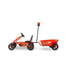 EXIT Foxy Fire pedal go-kart with trailer - red