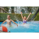 EXIT Stone pool ø427x122cm med sandfilterpump och tak - grå