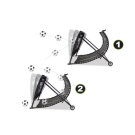 EXIT Kickback fotboll rebounder 124x90 cm