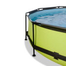 EXIT Lime pool &oslash;300x76cm med filterpump - gr&ouml;n