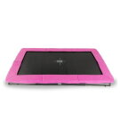 EXIT Silhouette ground trampoline 214x305cm - pink