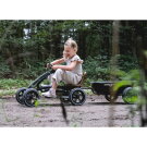 EXIT Foxy gokart med släp för barn svart | från 2 år